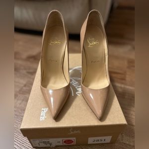 CHRISTIAN LOUBOUTIN So Kate Patent - Nude